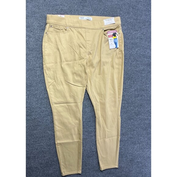 Signature By Levi Strauss Womens Pull-On Super Skinny Pants Size 20W 35 - Picture 2 of 8